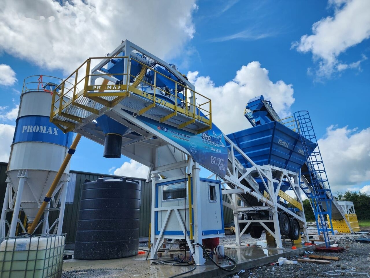 Promax Mobile Concrete Batching Plant PROMAX M60-PLNT (60m³/h) - Cement silo: afbeelding 4 Promax Mobile Concrete Batching Plant PROMAX M60-PLNT (60m³/h) - Cement silo: afbeelding 4