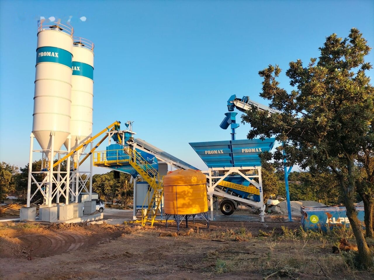 Promax Mobile Concrete Batching Plant PROMAX M60-SNG (60m3/h) - Betoncentrale: afbeelding 4 Promax Mobile Concrete Batching Plant PROMAX M60-SNG (60m3/h) - Betoncentrale: afbeelding 4