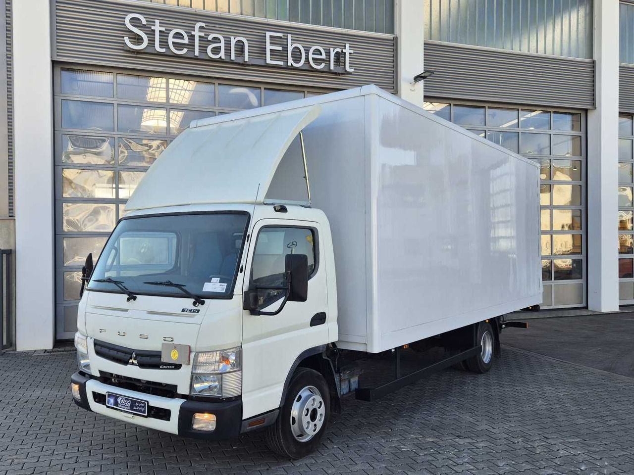 Bestelwagen gesloten laadbak FUSO Mitsubishi Canter 7C18 Koffer LBW Spoiler Klima: afbeelding 1