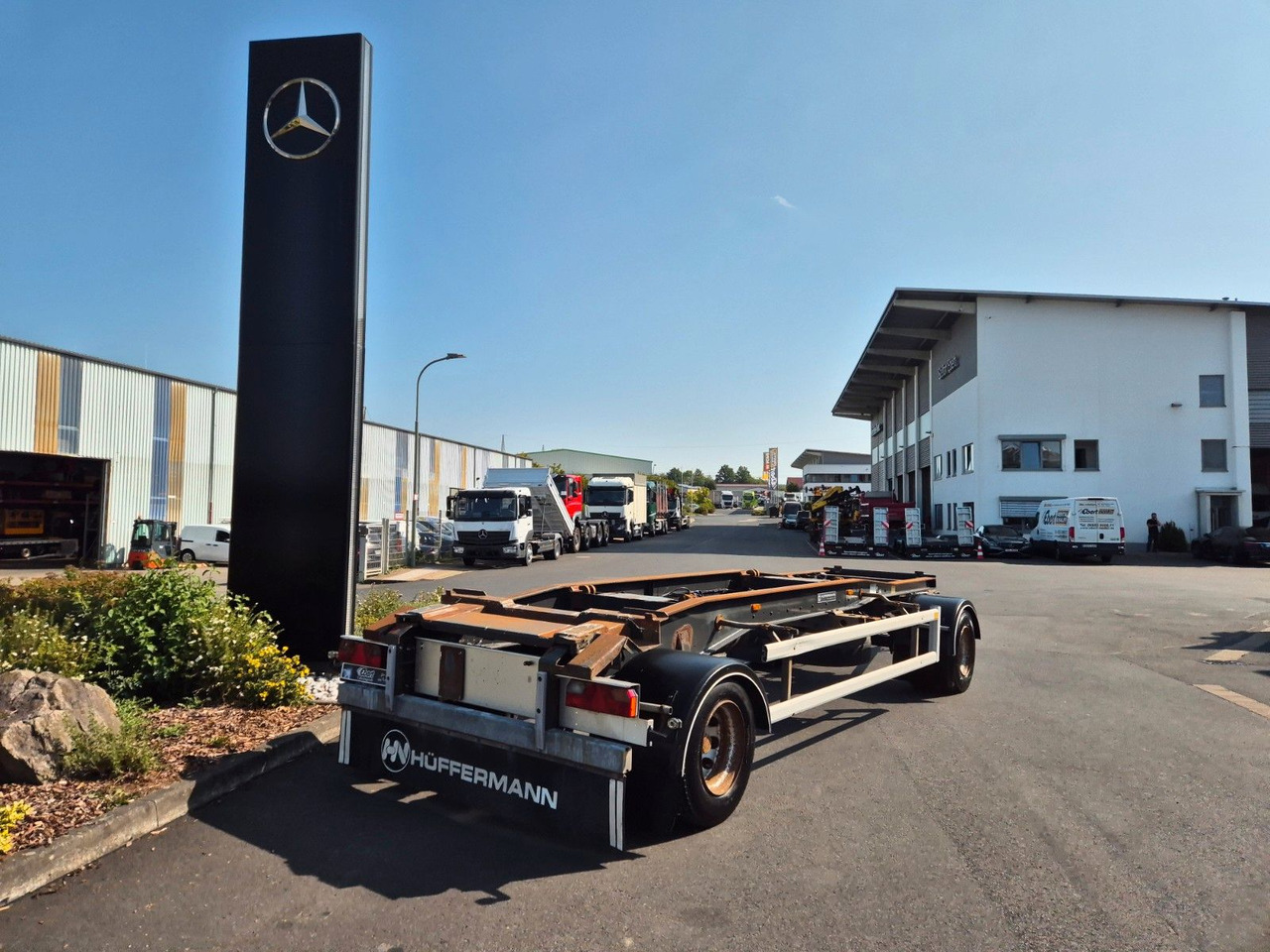 Hüffermann HSA 18.70 P BPW 14.582kg Nutzlast - Chassis aanhangwagen: afbeelding 1 Hüffermann HSA 18.70 P BPW 14.582kg Nutzlast - Chassis aanhangwagen: afbeelding 1