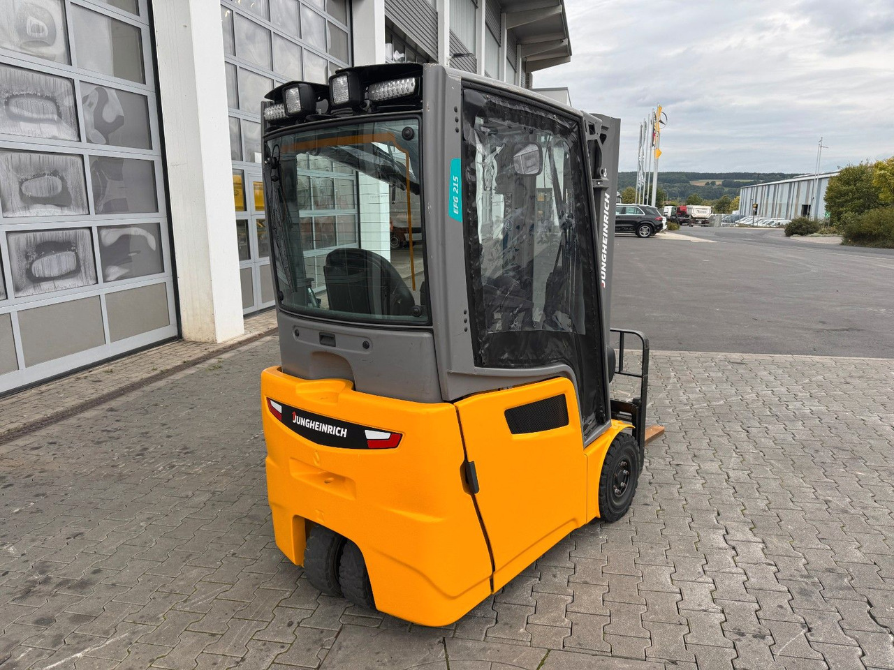 Elektrische heftruck Jungheinrich EFG 215 / Triplex: 4.25m! / SS / 4.168h / 2024: afbeelding 9