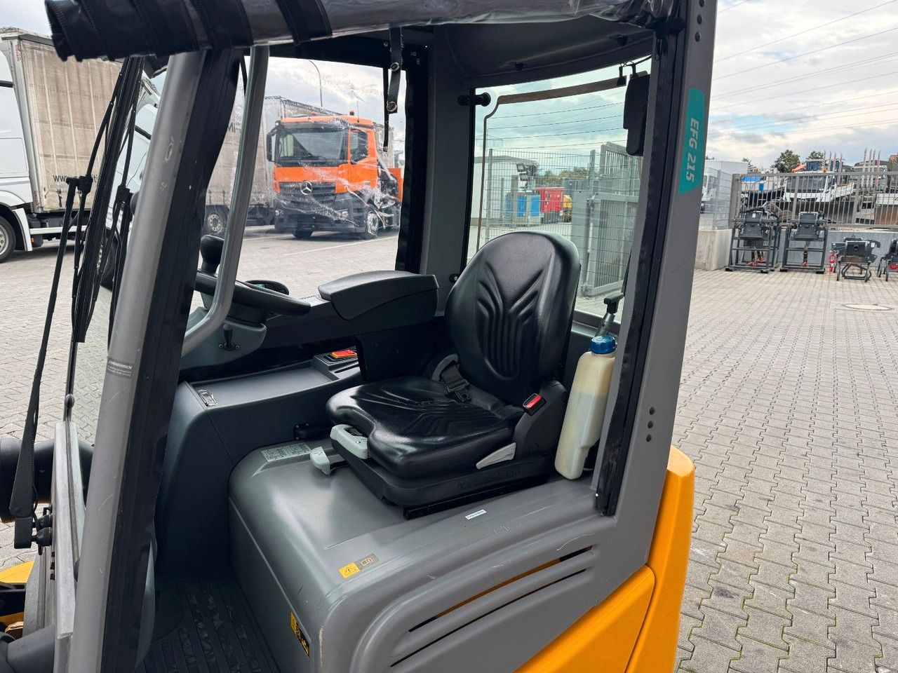Elektrische heftruck Jungheinrich EFG 215 / Triplex: 4.25m! / SS / 4.168h / 2024: afbeelding 14