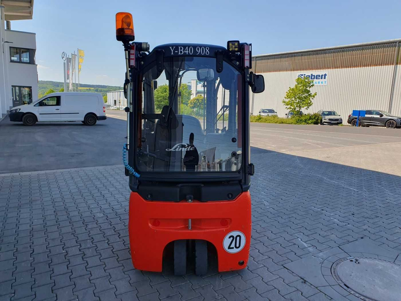 Linde E14 - 01 / Triplex: 4.10m! / SS / nur 1.003h! - Elektrische heftruck: afbeelding 5 Linde E14 - 01 / Triplex: 4.10m! / SS / nur 1.003h! - Elektrische heftruck: afbeelding 5