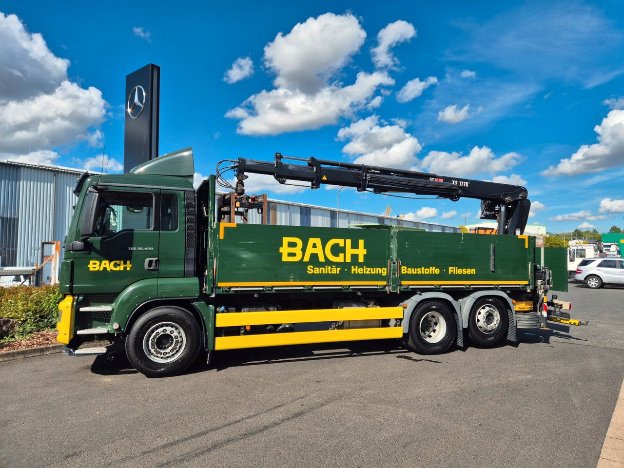 MAN TGS 26.420 6x2-4 LL Hiab 177K PRO 2 Stück - Vrachtwagen met open laadbak: afbeelding 4 MAN TGS 26.420 6x2-4 LL Hiab 177K PRO 2 Stück - Vrachtwagen met open laadbak: afbeelding 4