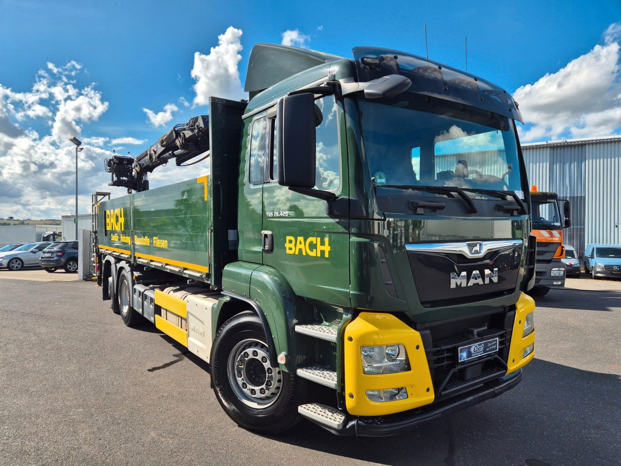 MAN TGS 26.420 6x2-4 LL Hiab 177K PRO 2 Stück - Vrachtwagen met open laadbak: afbeelding 3 MAN TGS 26.420 6x2-4 LL Hiab 177K PRO 2 Stück - Vrachtwagen met open laadbak: afbeelding 3