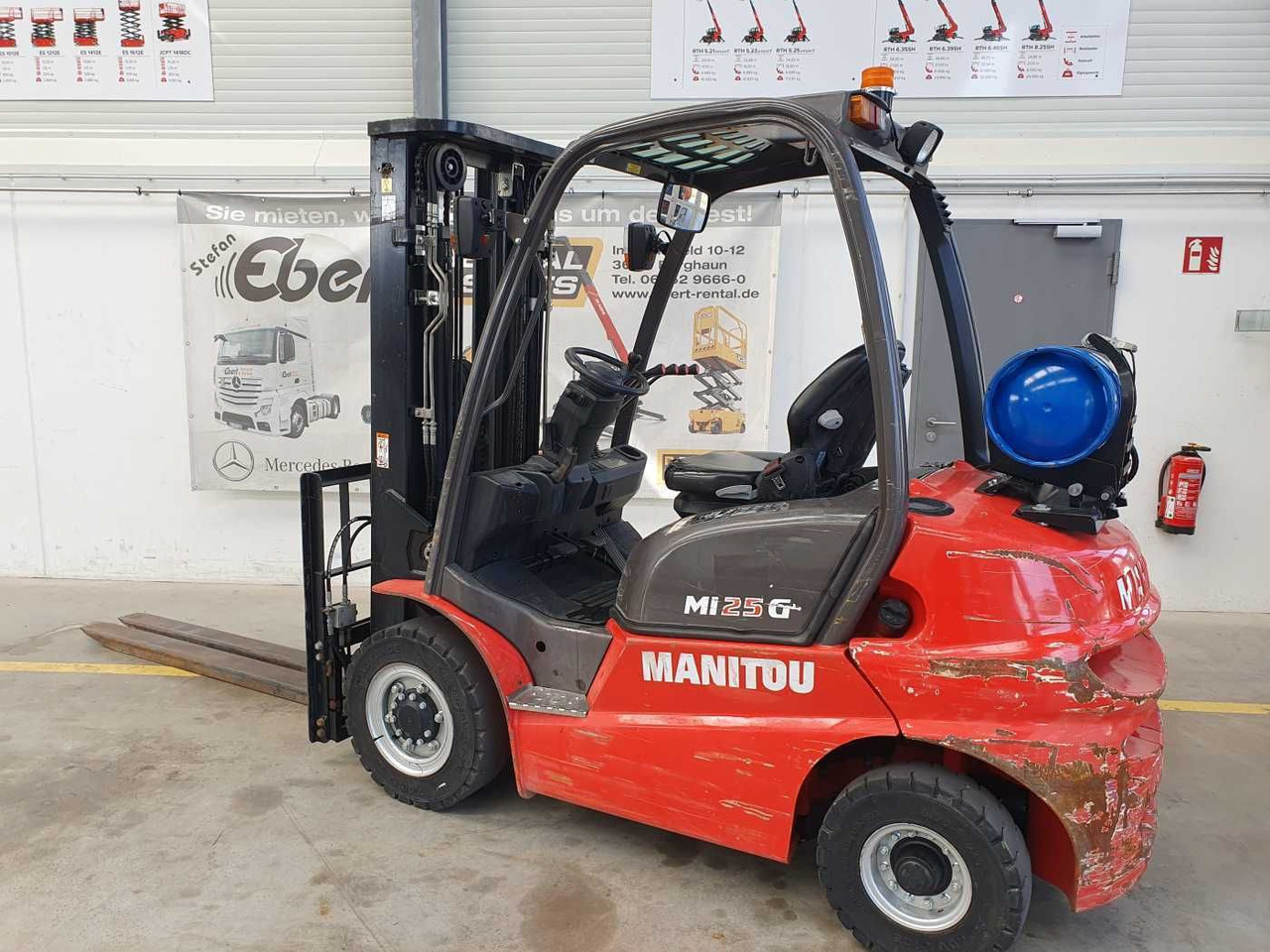 Manitou MI 25 G / Triplex: 4.70m / nur 1.976h! / SS - Heftruck: afbeelding 5 Manitou MI 25 G / Triplex: 4.70m / nur 1.976h! / SS - Heftruck: afbeelding 5