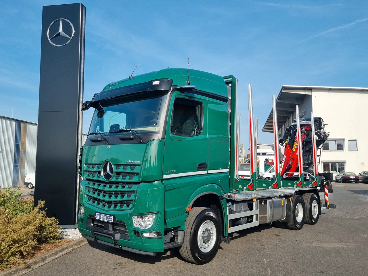 Mercedes-Benz Arocs 2551 L 6x2/4 HAD Palfinger Epsilon TZ12 - Houttransport, Kraanwagen: afbeelding 1 Mercedes-Benz Arocs 2551 L 6x2/4 HAD Palfinger Epsilon TZ12 - Houttransport, Kraanwagen: afbeelding 1