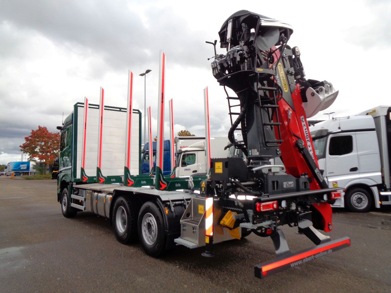 Mercedes-Benz Arocs 2551 L 6x2/4 HAD Palfinger Epsilon TZ12 - Houttransport, Kraanwagen: afbeelding 2 Mercedes-Benz Arocs 2551 L 6x2/4 HAD Palfinger Epsilon TZ12 - Houttransport, Kraanwagen: afbeelding 2