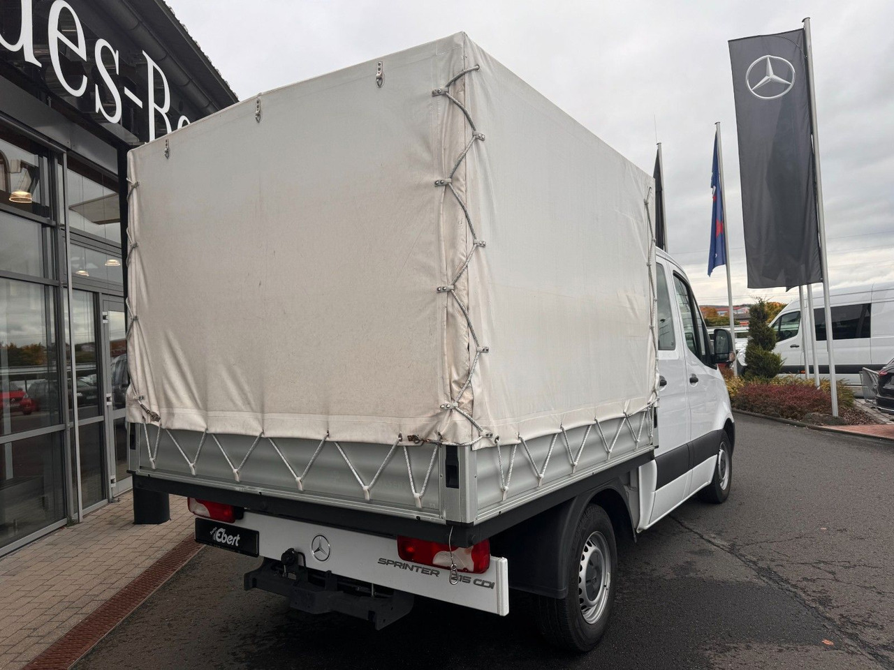 Mercedes-Benz Sprinter 215 CDI DoKa 9G Klima AHK SHZ - Huifzeil bedrijfswagen, Bestelwagen met dubbele cabine: afbeelding 4 Mercedes-Benz Sprinter 215 CDI DoKa 9G Klima AHK SHZ - Huifzeil bedrijfswagen, Bestelwagen met dubbele cabine: afbeelding 4