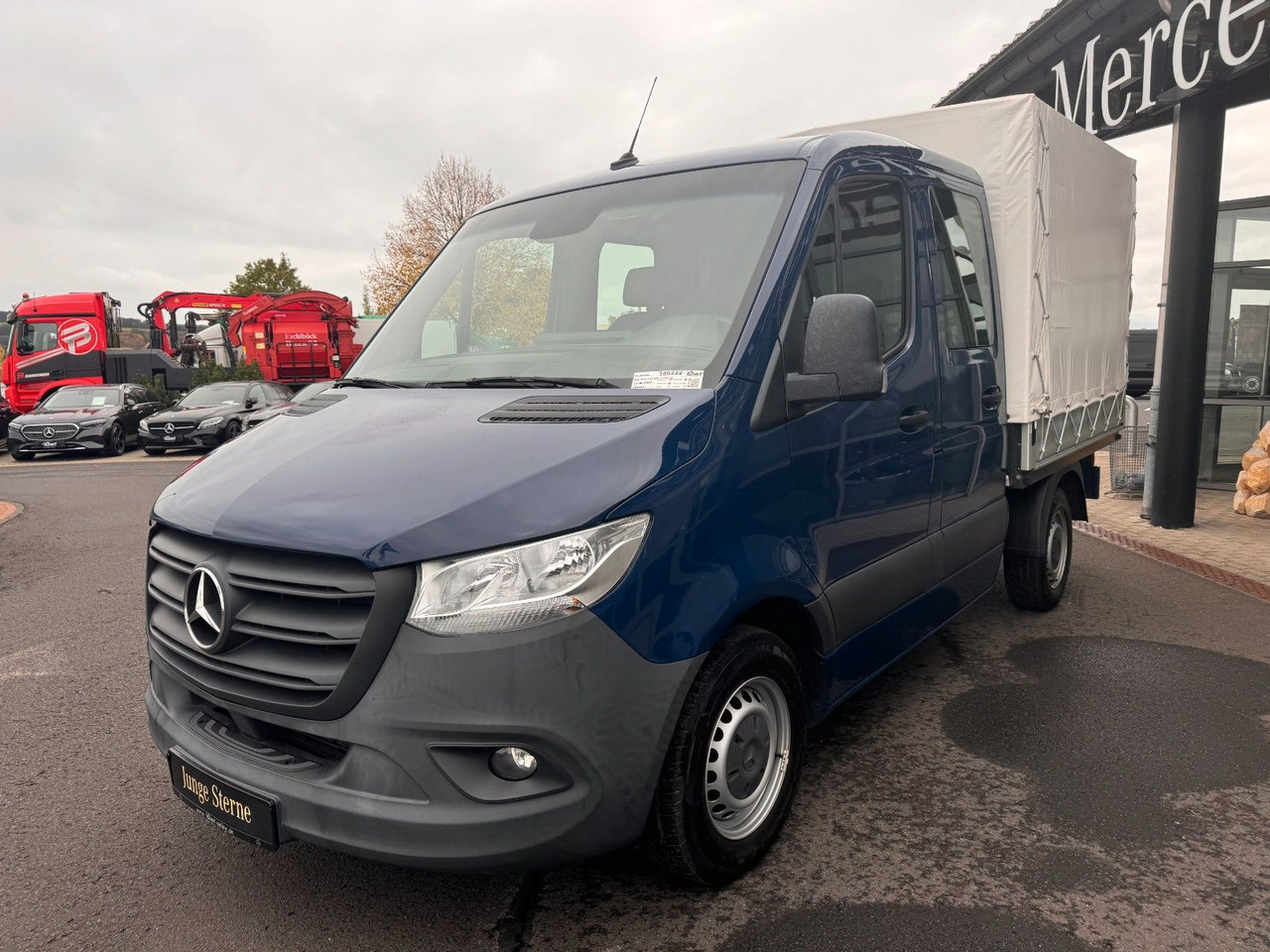 Mercedes-Benz Sprinter 215 CDI DoKa 9G Klima AHK SHZ - Huifzeil bedrijfswagen, Bestelwagen met dubbele cabine: afbeelding 3 Mercedes-Benz Sprinter 215 CDI DoKa 9G Klima AHK SHZ - Huifzeil bedrijfswagen, Bestelwagen met dubbele cabine: afbeelding 3