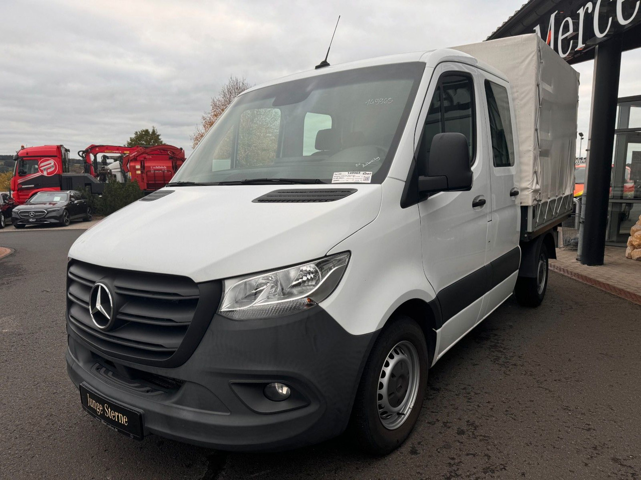 Mercedes-Benz Sprinter 215 CDI DoKa 9G Klima AHK SHZ - Huifzeil bedrijfswagen, Bestelwagen met dubbele cabine: afbeelding 3 Mercedes-Benz Sprinter 215 CDI DoKa 9G Klima AHK SHZ - Huifzeil bedrijfswagen, Bestelwagen met dubbele cabine: afbeelding 3