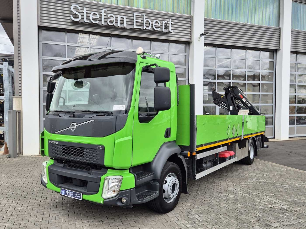 Volvo FL 42 R Kran Hiab XS 088 Funk bis 14 m! Kamera - Vrachtwagen met open laadbak, Kraanwagen: afbeelding 2 Volvo FL 42 R Kran Hiab XS 088 Funk bis 14 m! Kamera - Vrachtwagen met open laadbak, Kraanwagen: afbeelding 2