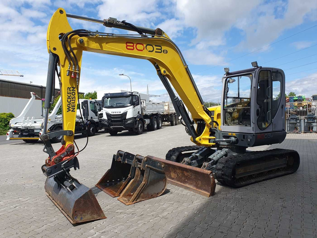 Rupsgraafmachine Wacker 8003 / MS08 / nur 4.035h / 2014 / Löffelpaket: afbeelding 7