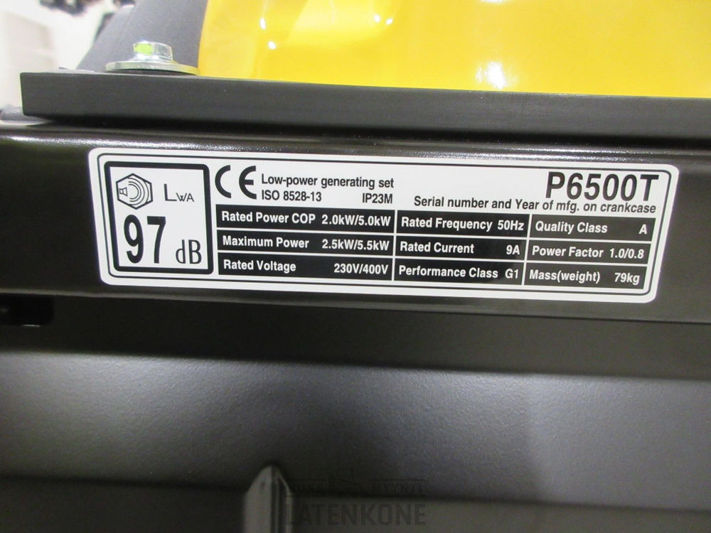 Industrie generator Atlas Copco P6500T AVR Generaattori: afbeelding 9