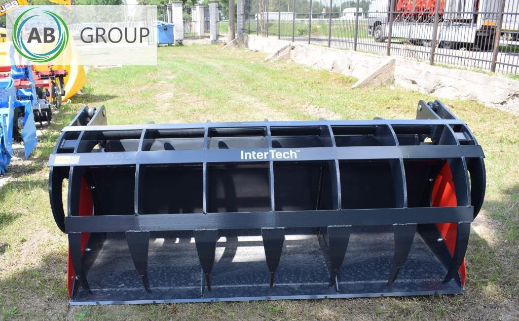 Inter-Tech bucket with grab burnt teeth 2,2 m, SLK09 - Voorladerbak: afbeelding 1 Inter-Tech bucket with grab burnt teeth 2,2 m, SLK09 - Voorladerbak: afbeelding 1