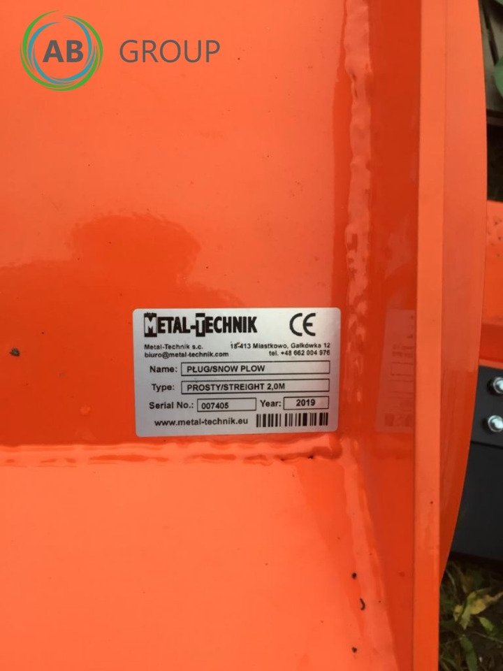 Metal-Technik straight snow plow 2m - Sneeuwschuif voor Landbouwmachine: afbeelding 5 Metal-Technik straight snow plow 2m - Sneeuwschuif voor Landbouwmachine: afbeelding 5
