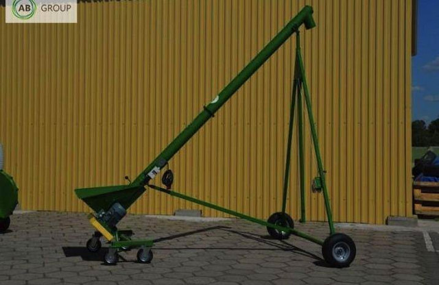 Mrol przenośnik ślimakowy T401/1 z koszem, Ø110, 8 m - Transportband: afbeelding 3 Mrol przenośnik ślimakowy T401/1 z koszem, Ø110, 8 m - Transportband: afbeelding 3