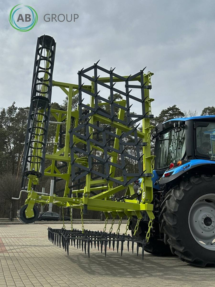 POM Augustów 7-field mounted tine harrow with string roller - Eg: afbeelding 1 POM Augustów 7-field mounted tine harrow with string roller - Eg: afbeelding 1