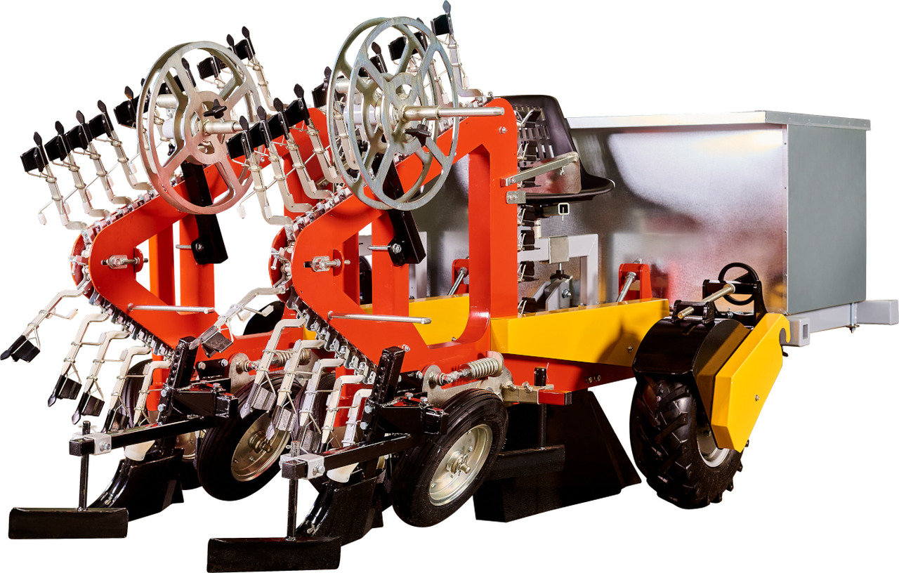 Semi-automatic grapple 2 row planter Solan S243 - Zaai-/ Plantmachine: afbeelding 1 Semi-automatic grapple 2 row planter Solan S243 - Zaai-/ Plantmachine: afbeelding 1