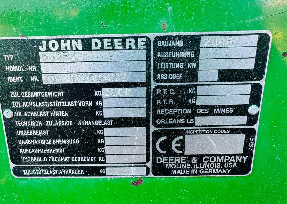 John Deere 630R - Graanmaaibord: afbeelding 4 John Deere 630R - Graanmaaibord: afbeelding 4