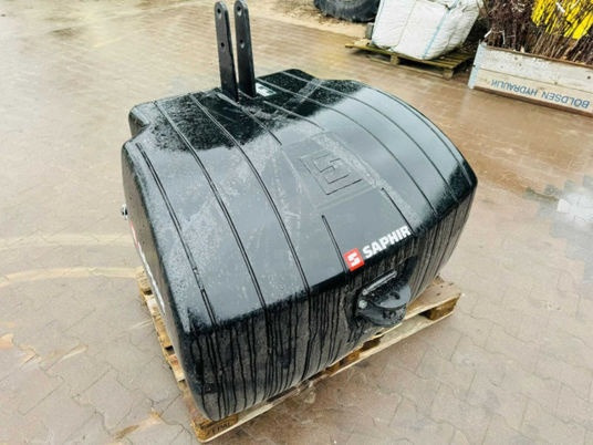 Saphir BALAST do ciągnika SAPHIR 1500 kg, 2022 rok produkcji - Tegenwicht voor Tractor: afbeelding 3 Saphir BALAST do ciągnika SAPHIR 1500 kg, 2022 rok produkcji - Tegenwicht voor Tractor: afbeelding 3