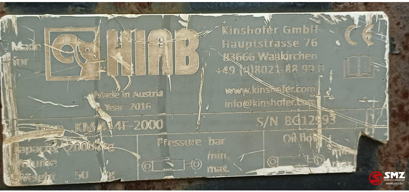 Hiab Occ Palletbord Hiab km414f - 2000 - Aanbouwdeel voor Intern transport: afbeelding 3 Hiab Occ Palletbord Hiab km414f - 2000 - Aanbouwdeel voor Intern transport: afbeelding 3