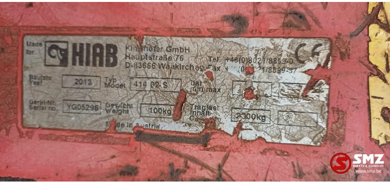 Hiab Occ palletbord 414-02-S Hiab - Aanbouwdeel voor Intern transport: afbeelding 5 Hiab Occ palletbord 414-02-S Hiab - Aanbouwdeel voor Intern transport: afbeelding 5