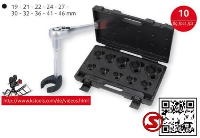 Diversen Open opsteekringsleutelset 19-46 MM 10PCS - Automotive gereedschap: afbeelding 2 Diversen Open opsteekringsleutelset 19-46 MM 10PCS - Automotive gereedschap: afbeelding 2