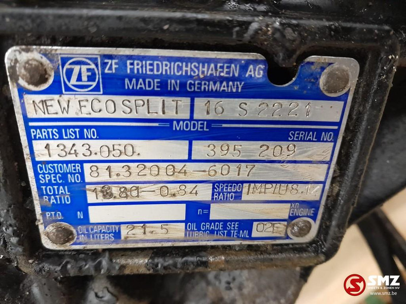 MAN Occ versnellingsbak + intarder 16S2221TD MAN - Versnellingsbak voor Vrachtwagen: afbeelding 5 MAN Occ versnellingsbak + intarder 16S2221TD MAN - Versnellingsbak voor Vrachtwagen: afbeelding 5