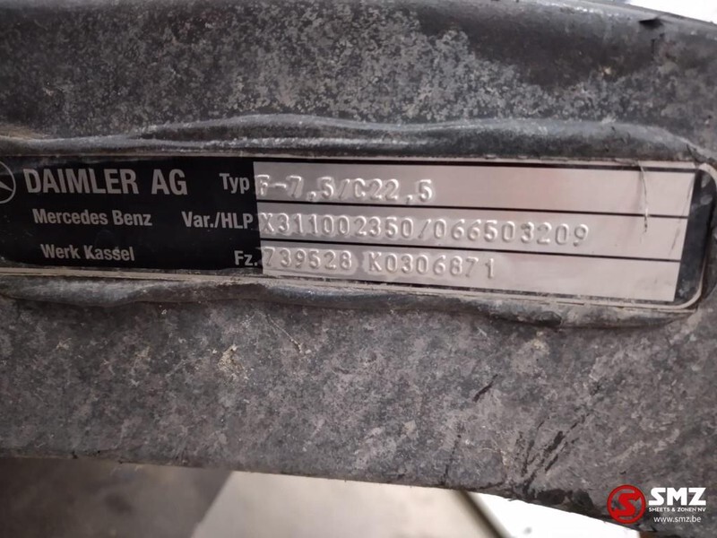 Mercedes-Benz Occ vooras Mercedes Actros MP4 F-7,5/C22,5 A000330 - Frame/ Chassis voor Vrachtwagen: afbeelding 4 Mercedes-Benz Occ vooras Mercedes Actros MP4 F-7,5/C22,5 A000330 - Frame/ Chassis voor Vrachtwagen: afbeelding 4