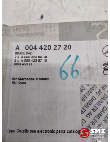 Mercedes-Benz Set remblokken mercedes sprinter w903 a0044202720 - Remblokken voor Vrachtwagen: afbeelding 2 Mercedes-Benz Set remblokken mercedes sprinter w903 a0044202720 - Remblokken voor Vrachtwagen: afbeelding 2