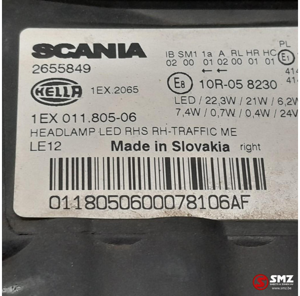 Scania Occ koplamp rechts Scania - Koplamp voor Vrachtwagen: afbeelding 3 Scania Occ koplamp rechts Scania - Koplamp voor Vrachtwagen: afbeelding 3