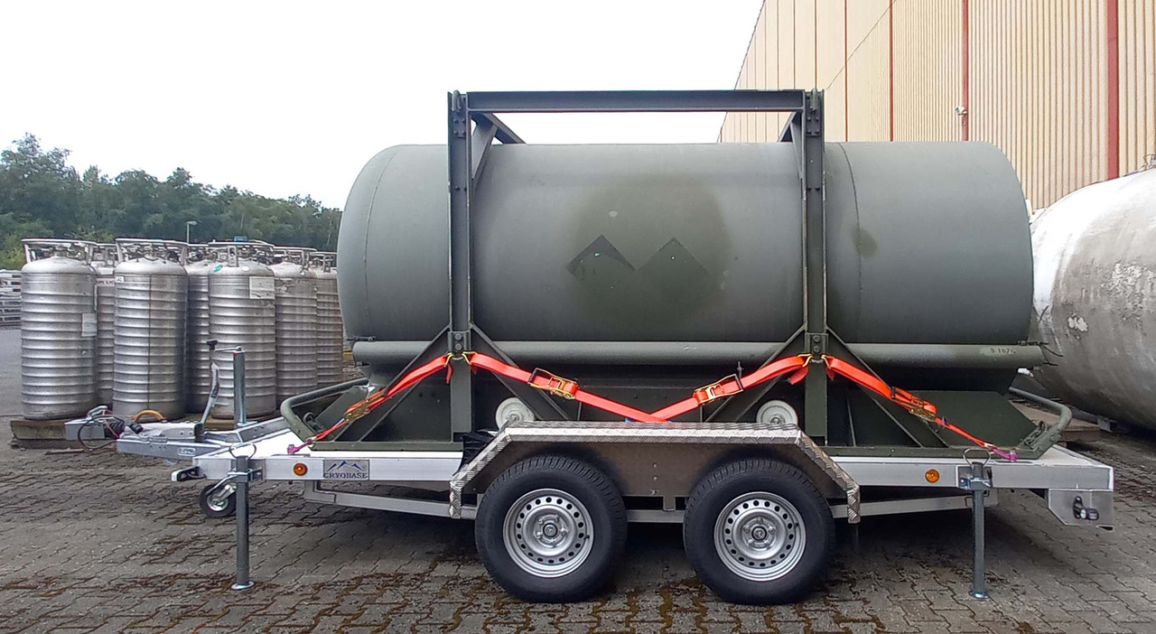 CRYOBASE Gas tank cryogenic trailer used for nitrogen, oxygen, argon - Tank aanhanger: afbeelding 2 CRYOBASE Gas tank cryogenic trailer used for nitrogen, oxygen, argon - Tank aanhanger: afbeelding 2