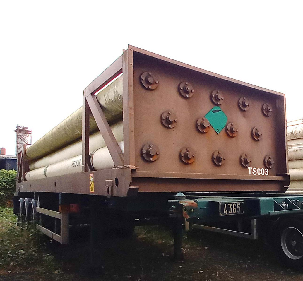 FRUEHAUF Gas tank tube semi-trailer used for compressed helium, hydrogen, Wasserstoff - Tankoplegger: afbeelding 1 FRUEHAUF Gas tank tube semi-trailer used for compressed helium, hydrogen, Wasserstoff - Tankoplegger: afbeelding 1