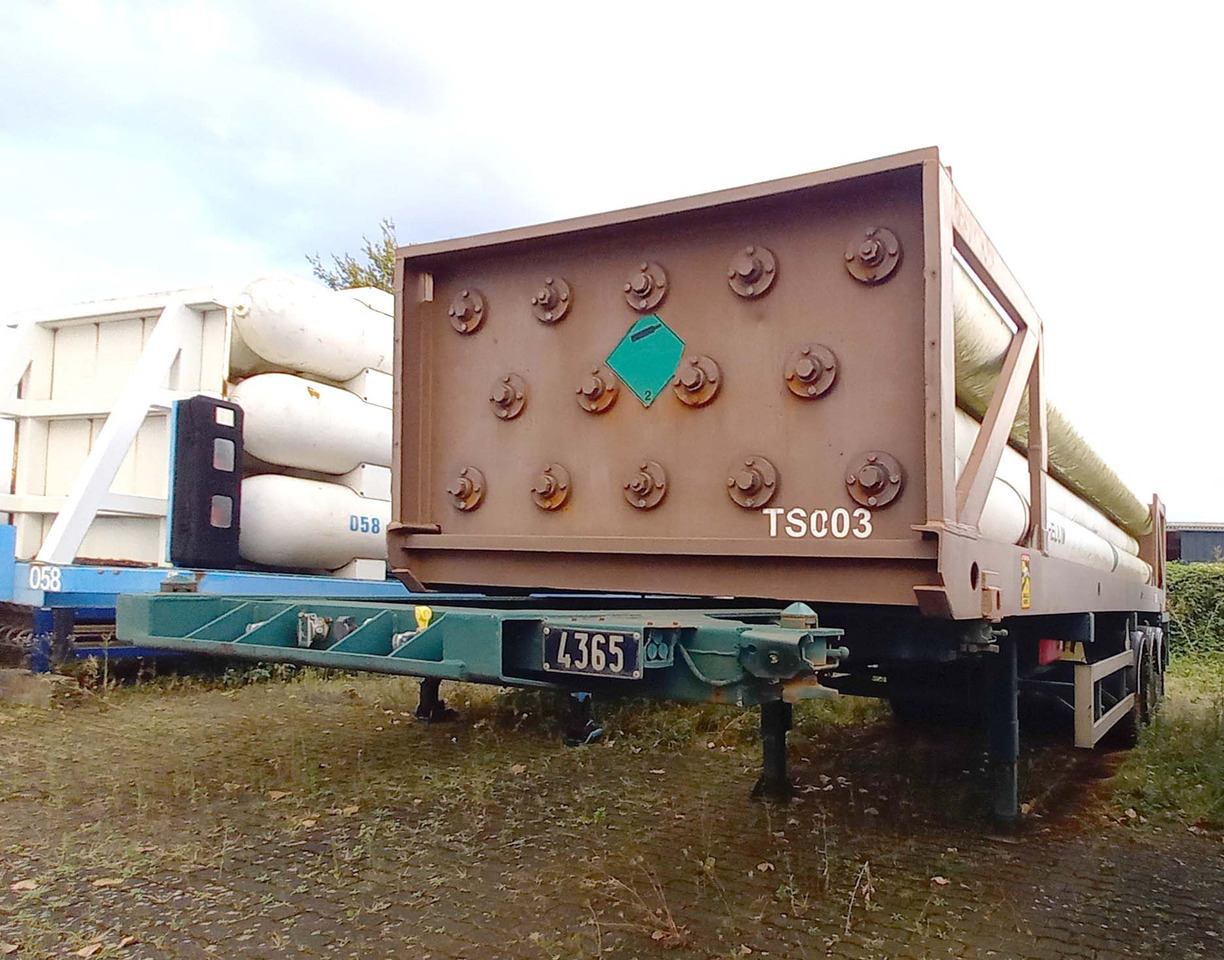 FRUEHAUF Gas tank tube semi-trailer used for compressed helium, hydrogen, Wasserstoff - Tankoplegger: afbeelding 2 FRUEHAUF Gas tank tube semi-trailer used for compressed helium, hydrogen, Wasserstoff - Tankoplegger: afbeelding 2
