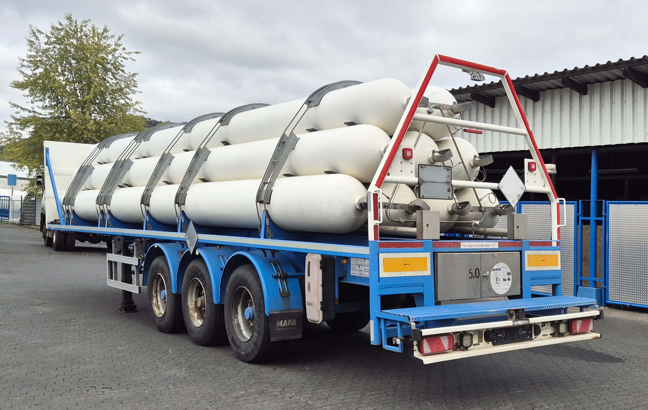 MAFA Gas tank tube semi-trailer used for compressed helium, hydrogen, Wasserstoff, methane, CNG - Tankoplegger: afbeelding 4 MAFA Gas tank tube semi-trailer used for compressed helium, hydrogen, Wasserstoff, methane, CNG - Tankoplegger: afbeelding 4