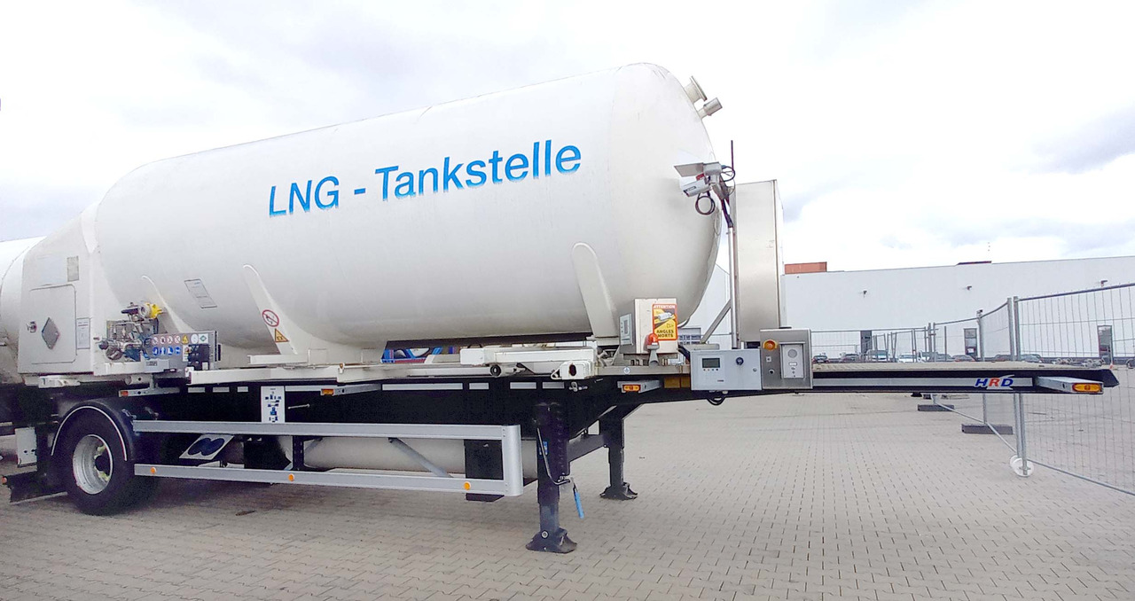 Schwingenschlögel LNG tank filling station Methan Gas Cryogenic tank gas tank - Tankoplegger: afbeelding 1 Schwingenschlögel LNG tank filling station Methan Gas Cryogenic tank gas tank - Tankoplegger: afbeelding 1
