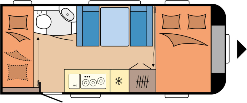 DE LUXE 490 KMF - Caravan: afbeelding 1 DE LUXE 490 KMF - Caravan: afbeelding 1