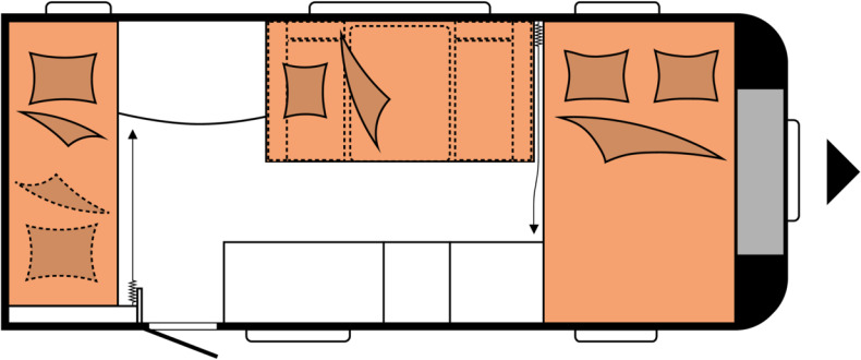 DE LUXE 490 KMF - Caravan: afbeelding 2 DE LUXE 490 KMF - Caravan: afbeelding 2