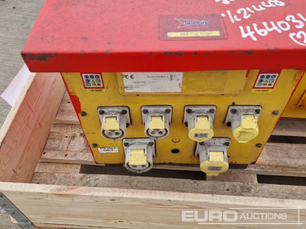 Bouwmaterieel 110Volt 6 Way Transformer (2 of): afbeelding 9