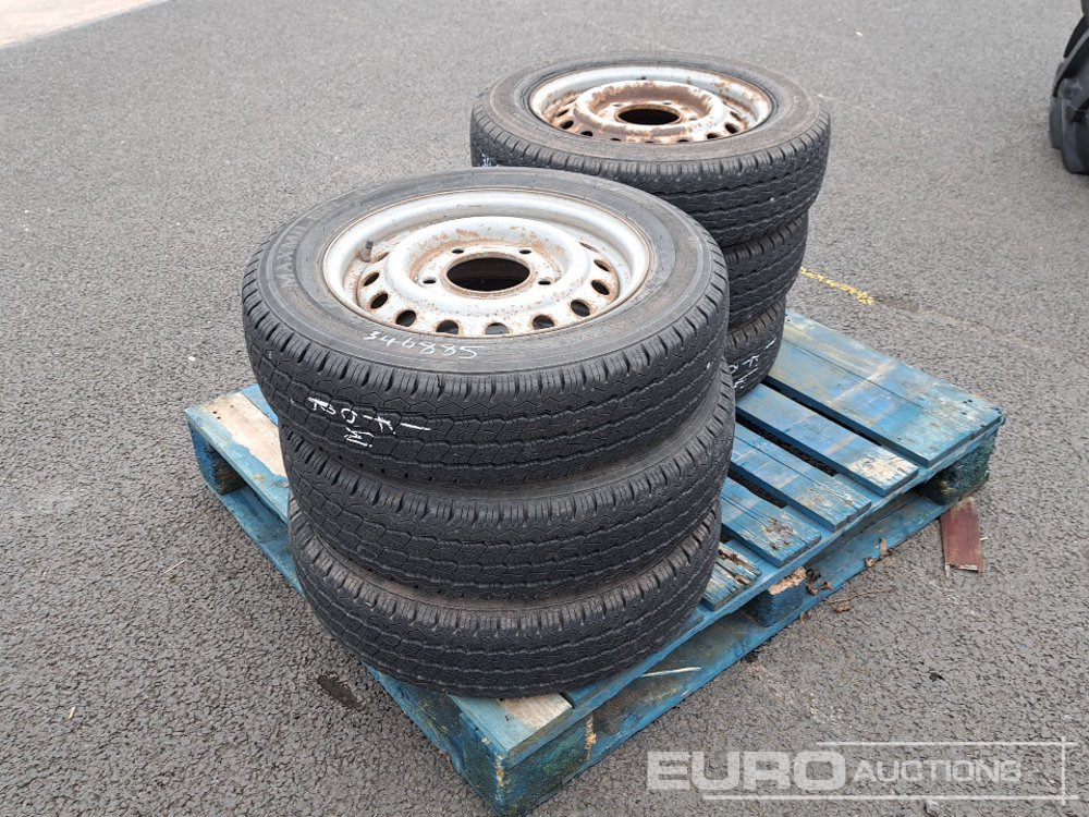 175/75R16 Tyre & Rim to suit Ivor Williams Trailer (6 of) - Band: afbeelding 1 175/75R16 Tyre & Rim to suit Ivor Williams Trailer (6 of) - Band: afbeelding 1