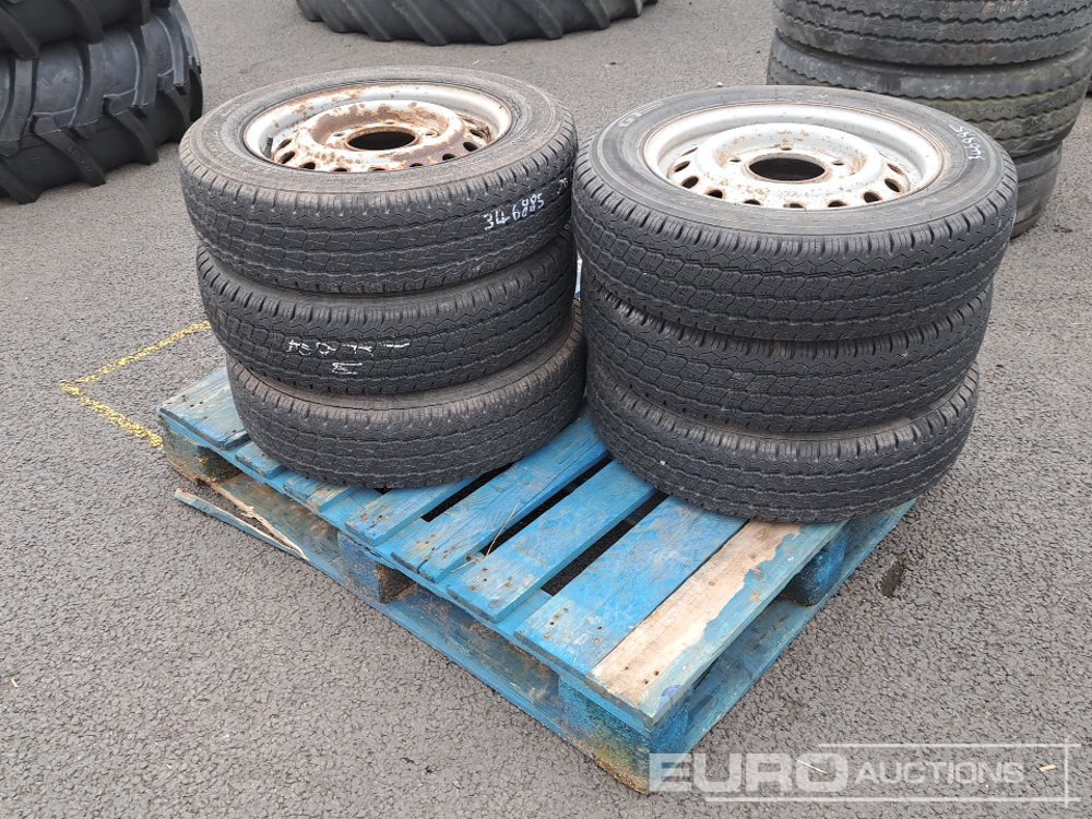 175/75R16 Tyre & Rim to suit Ivor Williams Trailer (6 of) - Band: afbeelding 4 175/75R16 Tyre & Rim to suit Ivor Williams Trailer (6 of) - Band: afbeelding 4