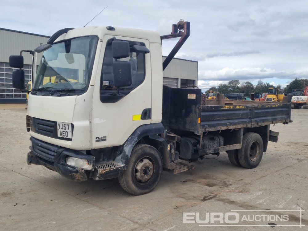 2007 DAF 45.160 - Kipper vrachtwagen: afbeelding 1 2007 DAF 45.160 - Kipper vrachtwagen: afbeelding 1