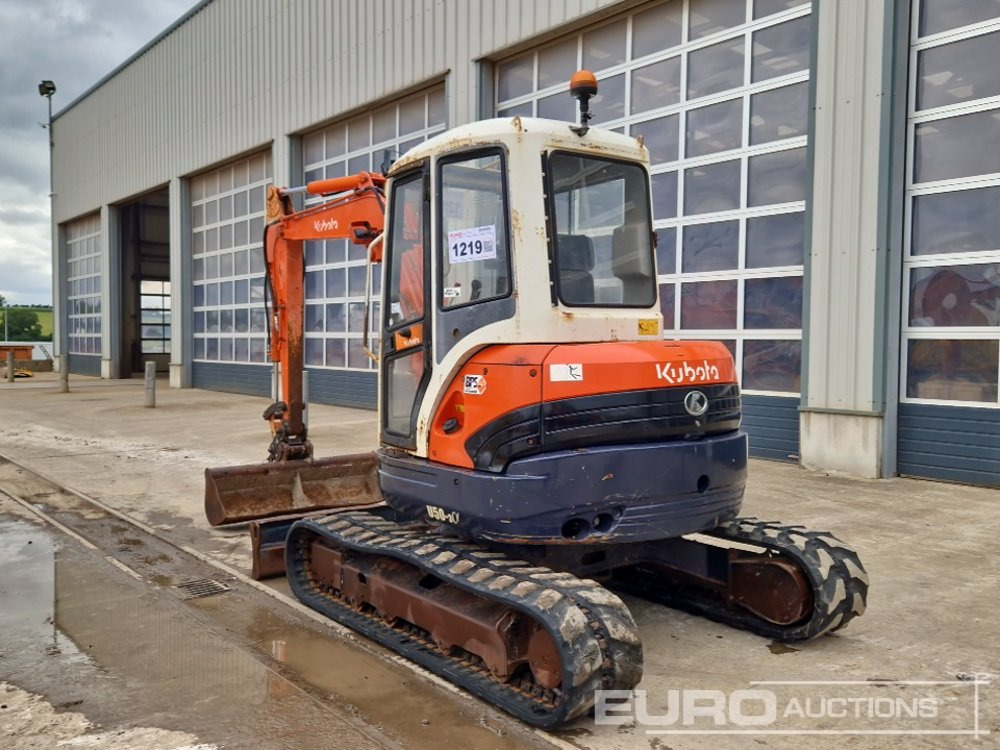 2007 Kubota U50-3 - Minigraafmachine: afbeelding 3 2007 Kubota U50-3 - Minigraafmachine: afbeelding 3
