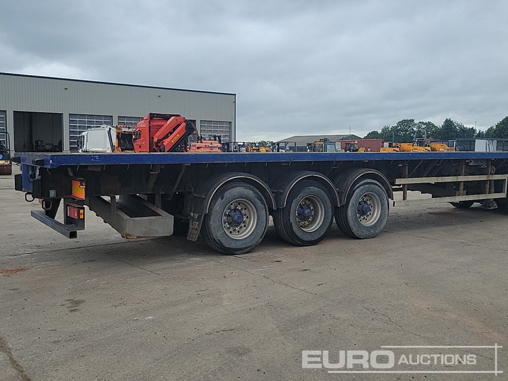 2007 SDC Trailer Tri Axle Extendable Flatbed Trailer, Twist Locks, Rear Steer - Vlakke/ Open oplegger: afbeelding 5 2007 SDC Trailer Tri Axle Extendable Flatbed Trailer, Twist Locks, Rear Steer - Vlakke/ Open oplegger: afbeelding 5