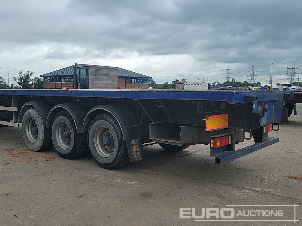 2007 SDC Trailer Tri Axle Extendable Flatbed Trailer, Twist Locks, Rear Steer - Vlakke/ Open oplegger: afbeelding 3 2007 SDC Trailer Tri Axle Extendable Flatbed Trailer, Twist Locks, Rear Steer - Vlakke/ Open oplegger: afbeelding 3