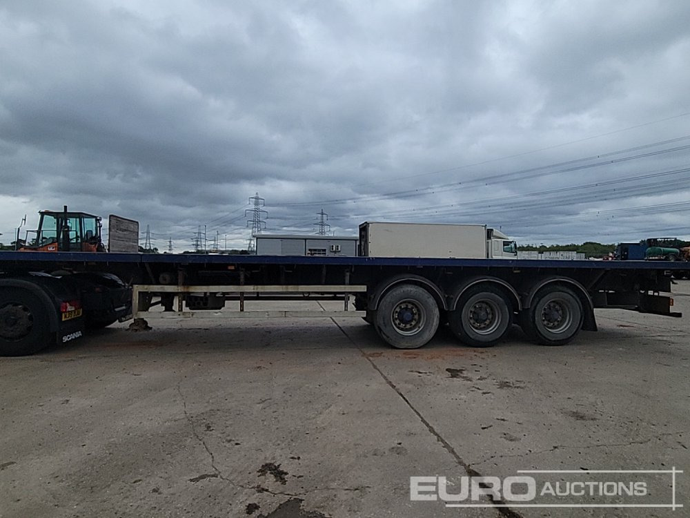 2007 SDC Trailer Tri Axle Extendable Flatbed Trailer, Twist Locks, Rear Steer - Vlakke/ Open oplegger: afbeelding 2 2007 SDC Trailer Tri Axle Extendable Flatbed Trailer, Twist Locks, Rear Steer - Vlakke/ Open oplegger: afbeelding 2