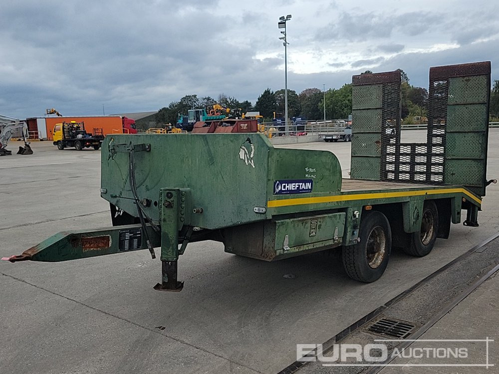 2010 Cheiftan Twin Axle Draw Bar Plant Trailer, Air Braes, Hydraulic Ramp - Machinetransporter: afbeelding 1 2010 Cheiftan Twin Axle Draw Bar Plant Trailer, Air Braes, Hydraulic Ramp - Machinetransporter: afbeelding 1