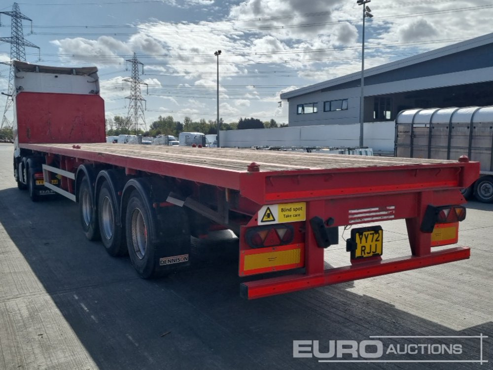 2010 Dennison Tri-Axle - Vlakke/ Open oplegger: afbeelding 3 2010 Dennison Tri-Axle - Vlakke/ Open oplegger: afbeelding 3