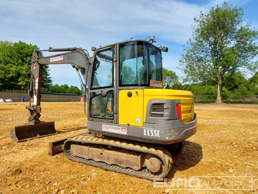 2010 Volvo EC55C - Minigraafmachine: afbeelding 4 2010 Volvo EC55C - Minigraafmachine: afbeelding 4